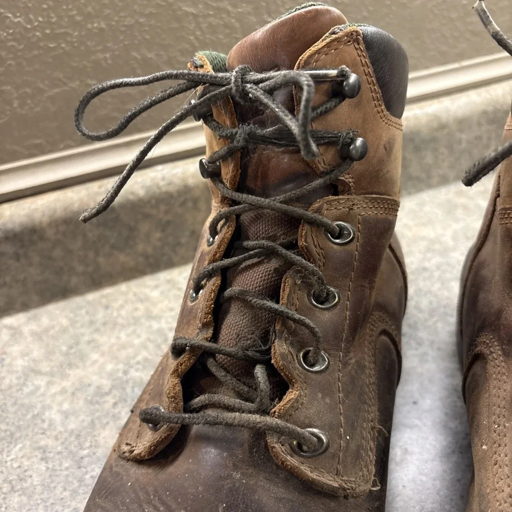 Redwing Men's Steel Toe Boots Sz 14‎ D ASTMF2413-11 Preowned Good Cond. Scuffs